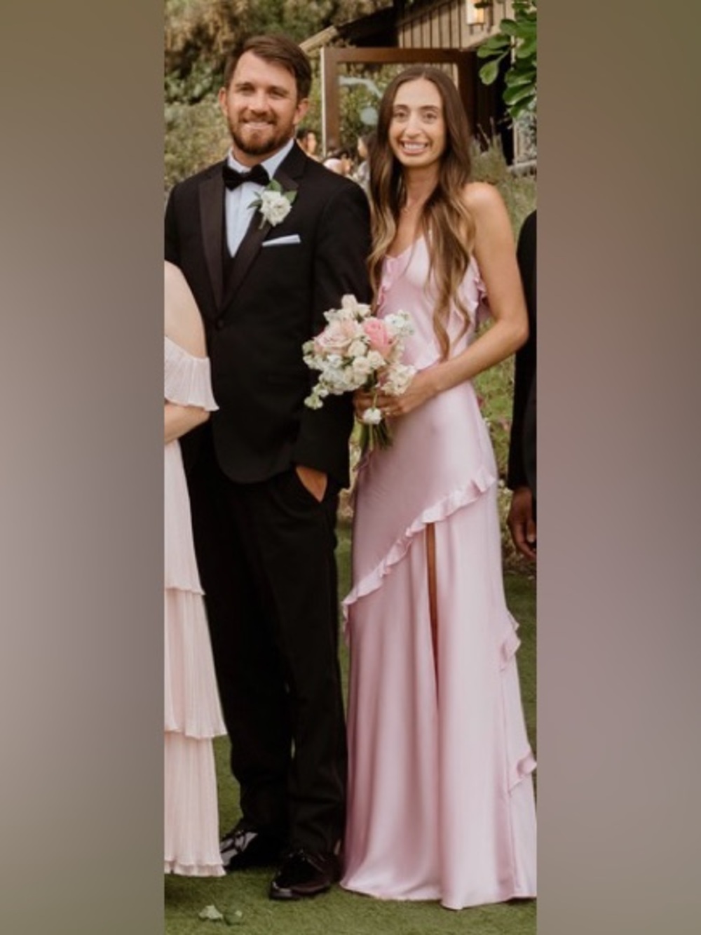 Birdy Grey Valentina Matte Satin Bridesmaid Dress